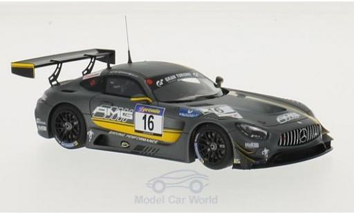 Modelauto Mercedes AMG GT GT3 3 No.16 Test Team VLN 2015 T.J&Atilde;&curren;ger/J.Seyffarth/Y.Buurman 1/43 Minichamps