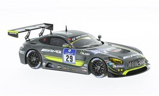 Modelauto Mercedes AMG GT GT3 3 No.29 AMG-Team HTP Motorsport 24h N&Atilde;&frac14;rburgring 2016 C.Vietoris/M.Seefried/C.Hohenadel/R.van le Zande 1/43 Minichamps