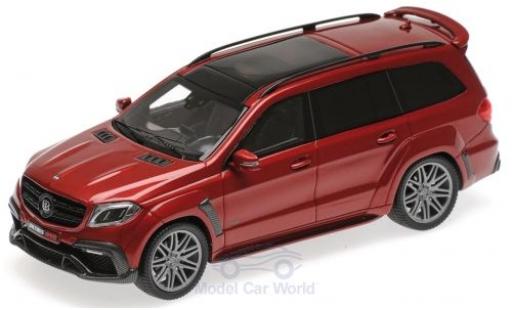 Modelauto Mercedes B G-Class Brabus 850 Widestar XL metallic rood 2017 Basis AMG GLS 63 1/43 Minichamps