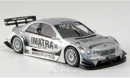 Modelauto Mercedes Classe C DTM Imatra Testfahrzeug met Figur V.Rossi 1/43 Minichamps
