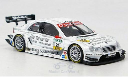 Modelauto Mercedes Classe C DTM No.21 Team Persson 2005 M.Lauda 1/43 Minichamps