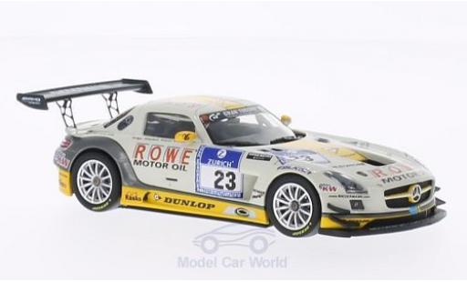 Modelauto Mercedes SLS GT3 AMG No.23 ROWE Racing 24h N&Atilde;&frac14;rburgring 2013 1/43 Minichamps