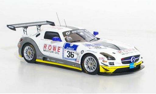 Modelauto Mercedes SLS GT3 AMG No.36 Rowe Racing 24h N&Atilde;&frac14;rburgring 2011 1/43 Minichamps