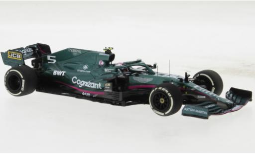 Modelauto Aston Martin AMR21 f1 1 No.5 Cognizant Team Cognizant formule 1 GP Monaco 2021 1/43 Minichamps