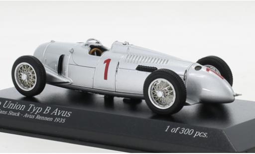 Modelauto Auto Union Typ B course No.1 Avus 1935 1/43 Minichamps