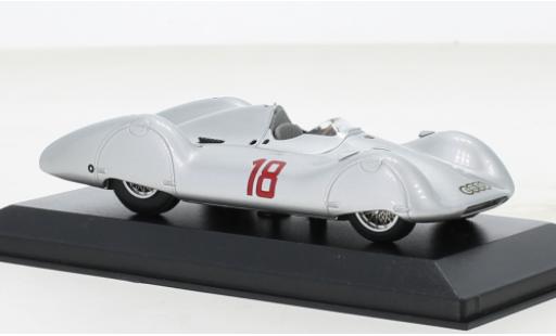 Modelauto Auto Union Typ D stromlinie No.18 GP Frankreich 1935 1/43 Minichamps