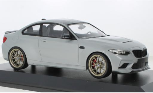 Modelauto Bmw M2 CS grijs 2020 1/18 Minichamps
