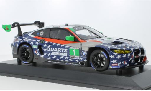 Modelauto Bmw M4 gt3 GTD No.1 Paul Miller Racing IMSA 6h Watkins Glen 2022 1/18 Minichamps