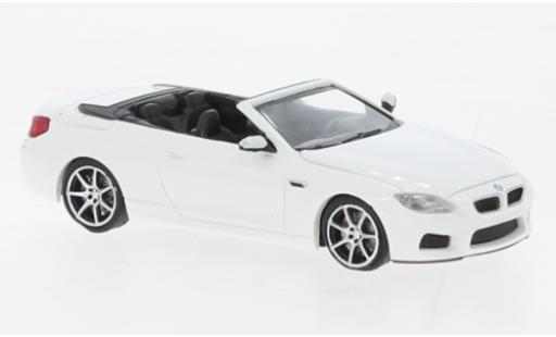 Modelauto Bmw M6 Cabriolet Cabrio wit 2015 1/87 Minichamps