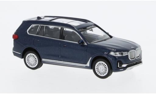 Modelauto Bmw X7 suv (G07) metallic blauw fonc&Atilde;&copy; 2019 1/87 Minichamps