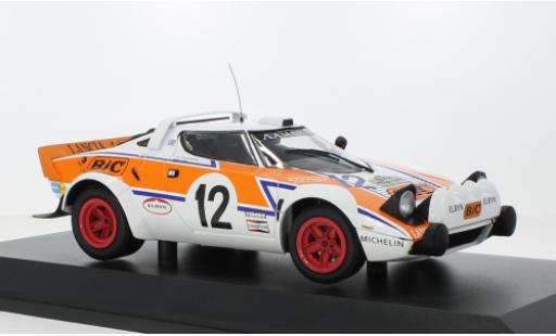 Modelauto Lancia Stratos HF No.12 Lambda Rally WM Rally Acropolis 1979 1/18 Minichamps