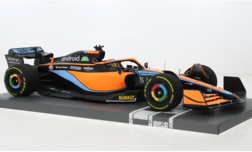 Modelauto McLaren F1 MCL36 No.3 Team formule 1 GP Bahrain 2022 1/43 Minichamps