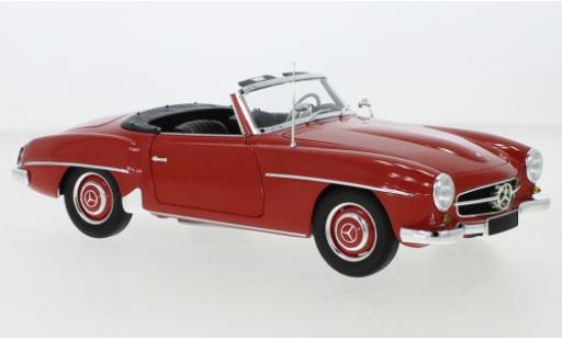 Modelauto Mercedes 190 Base SL (W121) rood 1955 1/18 Minichamps
