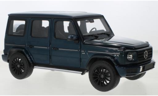 Modelauto Mercedes Classe G Base (W463) metallic blauw 2020 1/18 Minichamps