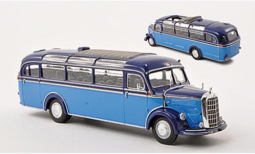 Modelauto Mercedes CLA Base O 3500 bus blauw /blauw 1950 1/43 Minichamps