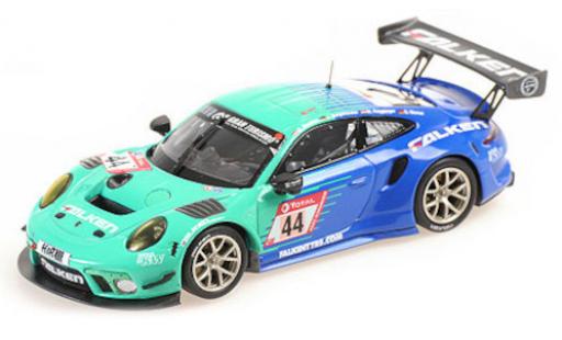 Modelauto Porsche 911 GT3 R (991.2) No.44 Falken Motorsports Falken 24h N&Atilde;&frac14;rburgring 2019 1/43 Minichamps