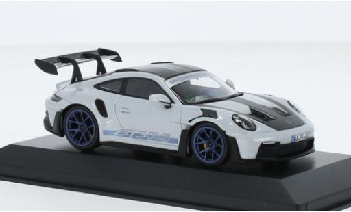 Modelauto Porsche 911 GT3 R S metallic grijs 2023 1/43 Minichamps