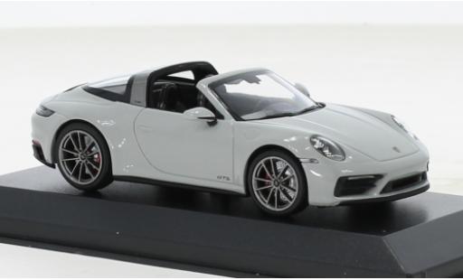 Modelauto Porsche 911 Targa 4 GTS grijs 2022 1/43 Minichamps