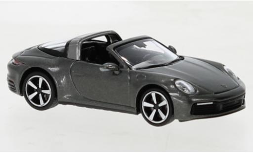 Modelauto Porsche 911 Targa 4 metallic groen 2020 1/87 Minichamps