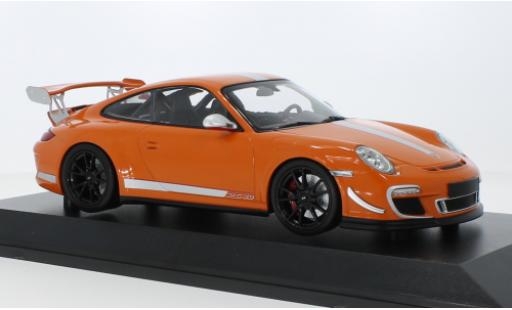 Modelauto Porsche 911 GT3 RS (997.II) 4.0 oranje/d 2011 1/18 Minichamps
