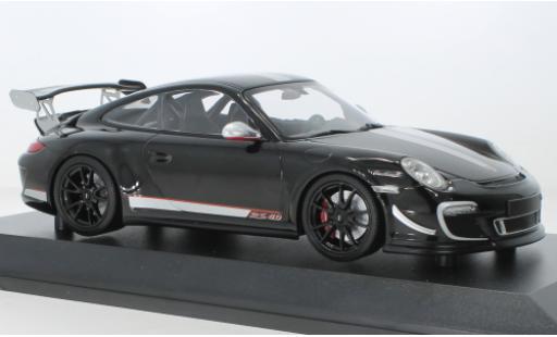 Modelauto Porsche 911 GT3 RS 4.0 zwart/metallic d 2011 1/18 Minichamps
