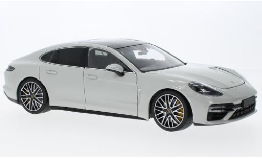 Modelauto Porsche Panamera Turbo S grijs 2020 1/18 Minichamps
