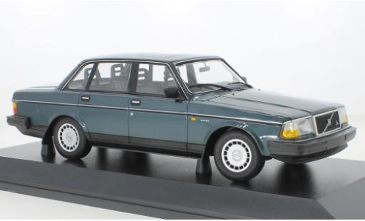 Modelauto Volvo 240 GL metallic turquoise 1986 1/18 Minichamps