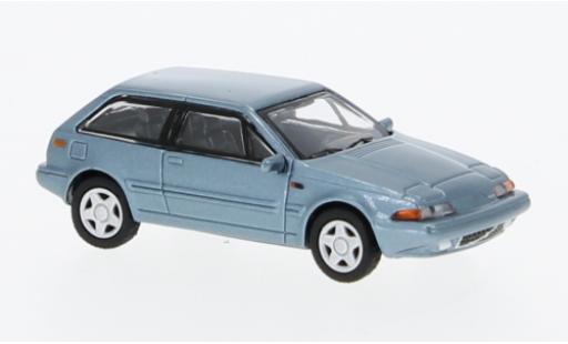 Modelauto Volvo 480 Turbo metallic blauw 1987 1/87 Minichamps