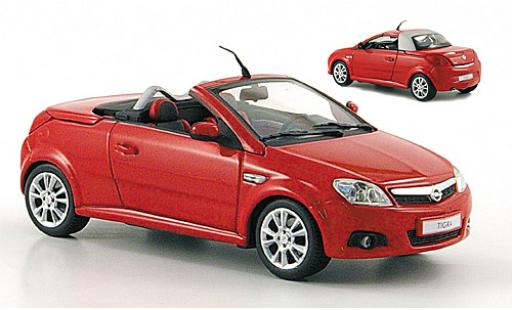 Modelauto Opel Tigra Twin Top rood 2004 1/43 Minichamps