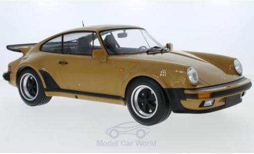 Modelauto Porsche 911 Turbo beige 1977 1/12 Minichamps