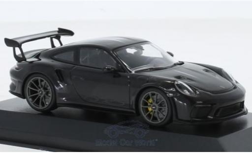 Modelauto Porsche 911 GT3 RS (991.2) zwart 2018 1/43 Minichamps