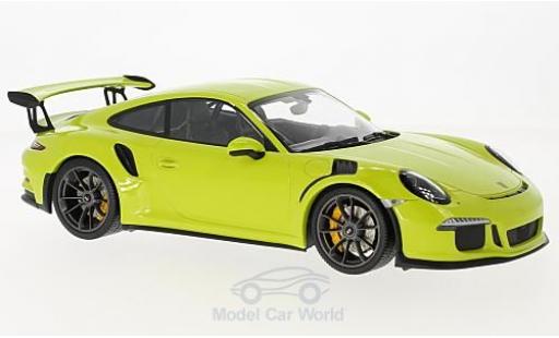 Modelauto Porsche 911 GT3 RS groen 2015 1/18 Minichamps