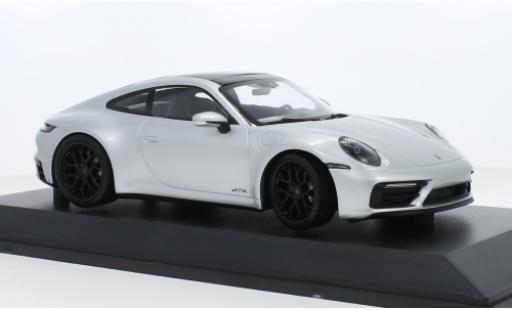 Modelauto Porsche 911 GTS Carrera 4 grijs 2020 1/18 Minichamps