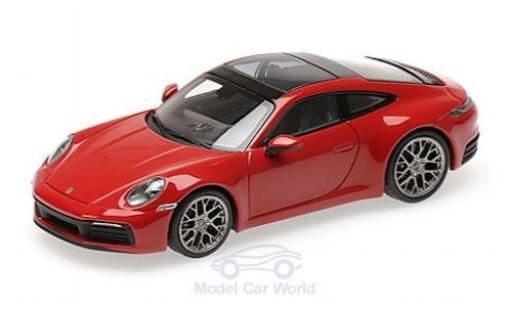 Modelauto Porsche 911 4S Carrera rood 2019 1/43 Minichamps