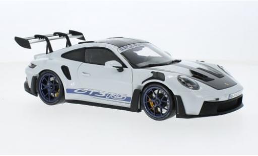 Modelauto Porsche 911 GT3 R S metallic grijs 2022 1/18 Minichamps