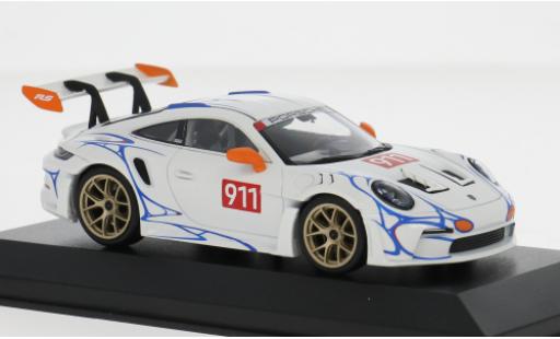 Modelauto Porsche 911 GT3 R S wit/oranje 2023 1/43 Minichamps