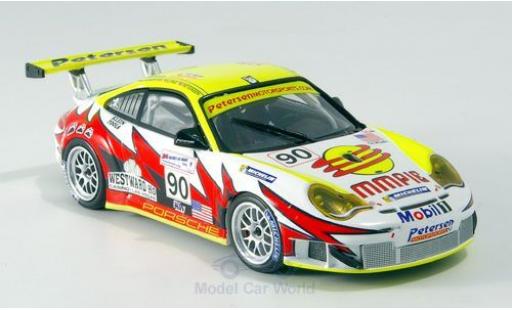 Modelauto Porsche 911 GT3 RSR No.90 Petersen/White Lightning Racing 24h Le Mans 2005 J.Bergmeister/P.Long/T.Bernhard 1/43 Minichamps