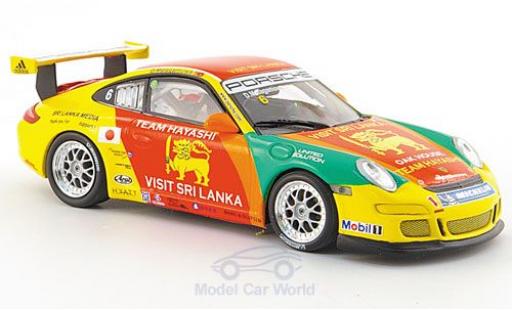 Modelauto Porsche 911 GT3 CUP No.6 Asian Carrera Macau 2007 1/43 Minichamps