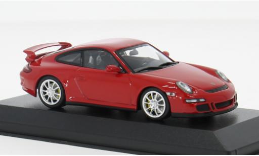 Modelauto Porsche 911 GT3 rood 2006 1/43 Minichamps
