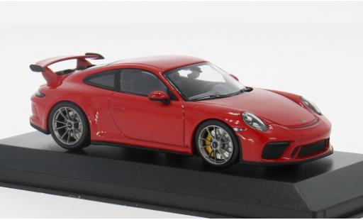 Modelauto Porsche 911 GT3 rood 2017 1/43 Minichamps