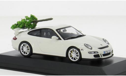 Modelauto Porsche 911 GT3 wit 2006 1/43 Minichamps