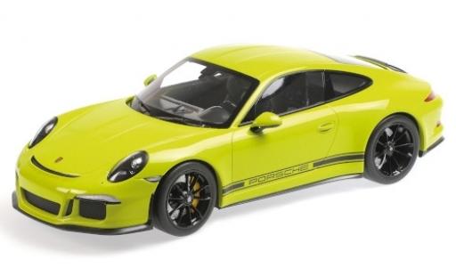 Modelauto Porsche 911 R groen 2016 1/12 Minichamps