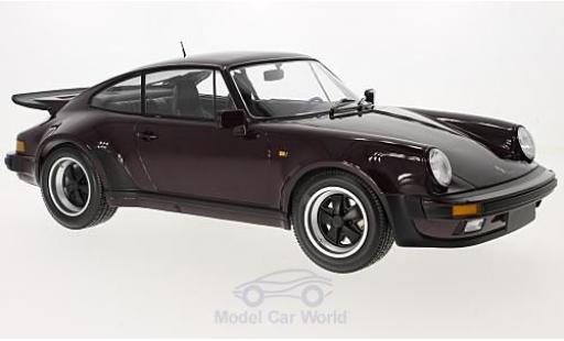 Modelauto Porsche 911 Turbo paars 1977 1/12 Minichamps