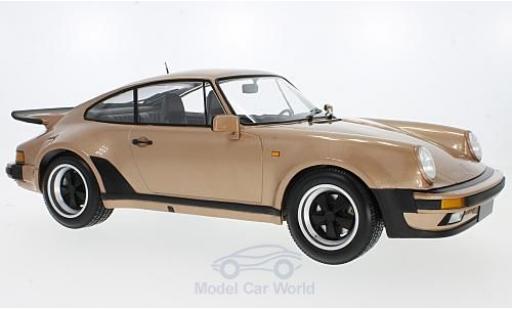 Modelauto Porsche 911 Turbo metallic roze 1977 1/12 Minichamps