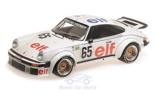Modelauto Porsche 934 1976 No.65 -Kremer Racing Elf 24h Le Mans B.Wollek/D.Pironi/M.-C.Beaumont 1/12 Minichamps
