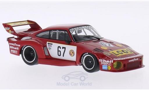 Modelauto Porsche 935 1977 /77 No.67 Gelo Racing Team Loos DRM N&Atilde;&frac14;rburgring R.Stommelen 1/43 Minichamps