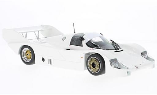 Modelauto Porsche 956 1982 K wit Plain Body Version 1/18 Minichamps