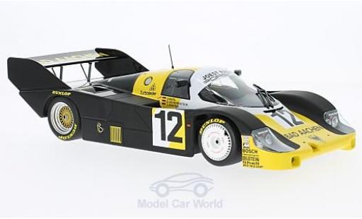 Modelauto Porsche 956 1984 K No.12 Schornstein Racing Team Bad Aachen 1000km Monza V.Merl/D.Schornstein 1/18 Minichamps