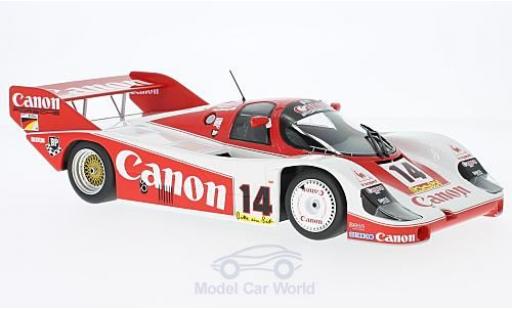 Modelauto Porsche 956 1983 K No.14 Canon Racing 1000 Km N&Atilde;&frac14;rburgring K.Rosberg/J.Lammers/J.Palmer 1/18 Minichamps