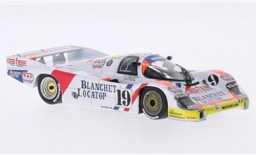 Modelauto Porsche 956 1986 L No.19 Brun Motorsport Witt Locatop 24h Le Mans T.Boutsen/D. Theys/A.Ferte 1/43 Minichamps